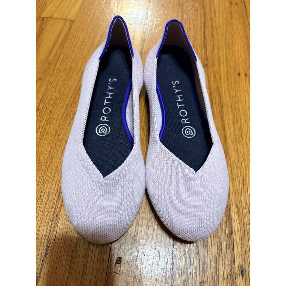 ROTHY'S Petal Pink Round Toe Flats Size 6.5 Shoes